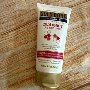 Gold Bond Ultimate Hydrating Diabetics Dry Skin Relief Lotion 4.5 oz